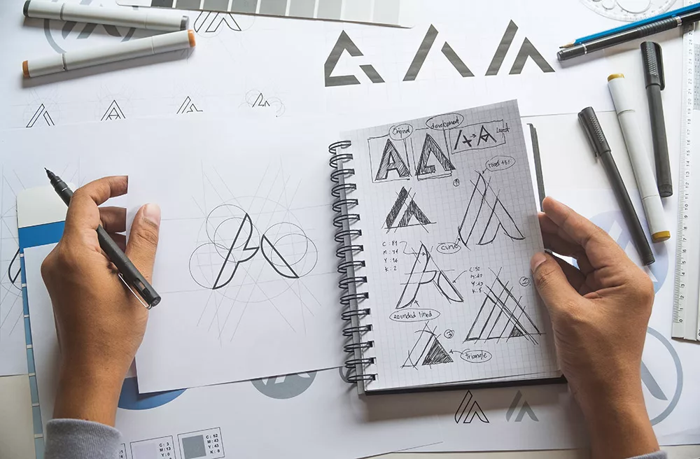 Logo design sketches