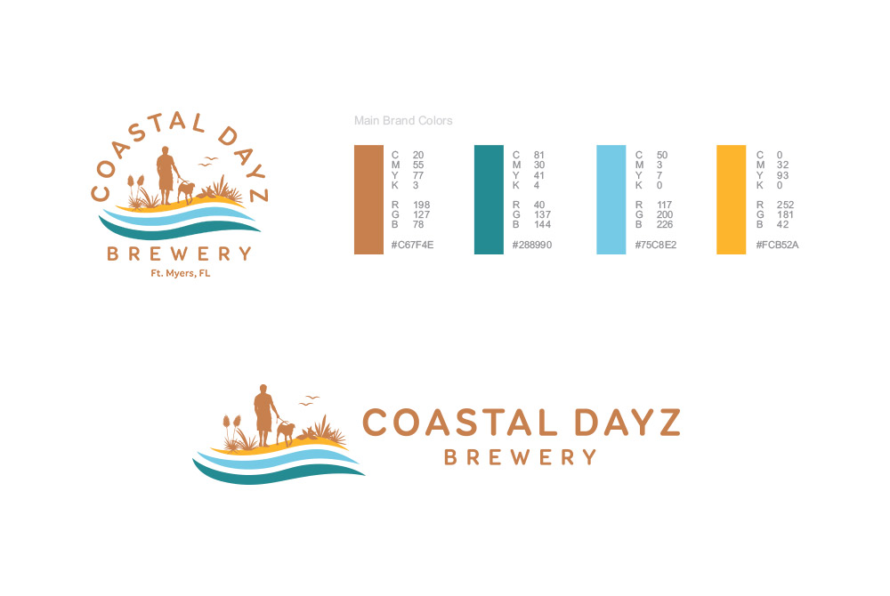 Branding - Coastal Dayz Brewery
